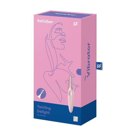 Вибратор для клитора Satisfyer Twirling Delight (Rose) Sex Aura | Зображення 5