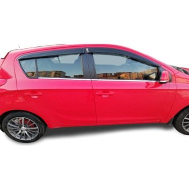 Нижние молдинги стекол (6 шт., нерж) для Hyundai I-20 2008-2012 гг | Зображення 1
