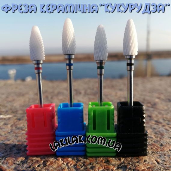 Фреза кукурузка кераміка з синьою насічкою | Зображення 1