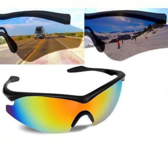 Tac Glasses — солнцезащитные очки в стиле милитари, для вождения антибликовые | Зображення 4