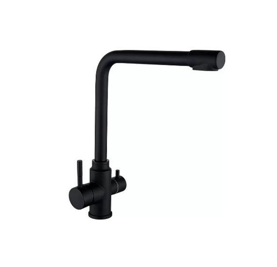 Змішувач для кухні WEZER із підключенням до фільтра EKO4C-01-BLACK