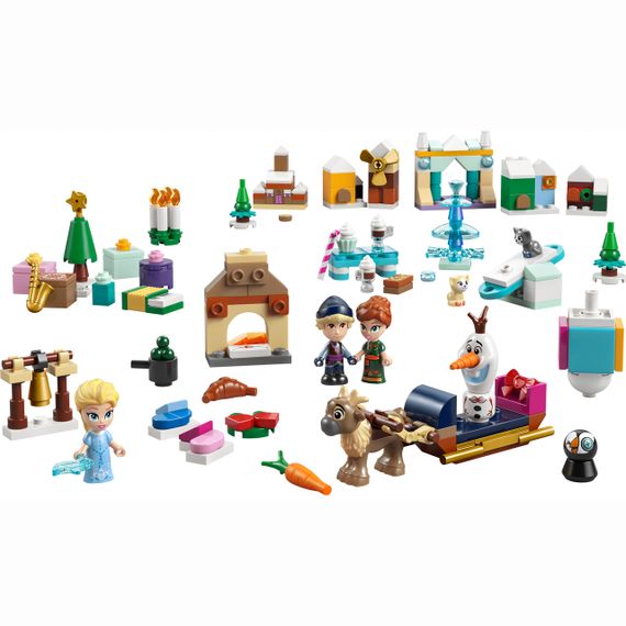 Новорічний адвент календар 2025 ЛЕГО Дісней Крижане серце Оригінал LEGO Disney Frozen Advent Calendar 2025 | Зображення 1