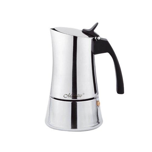 Кавоварка гейзерна 100мл нержавіюча сталь MR-1668-2 Espresso Moka Maestro
