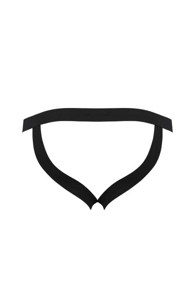 Відкриті труси зі шнурівкою Passion 044 SLIP OPEN BEN, Чорний, 2XL, 3XL, Великі розміри | Зображення 3