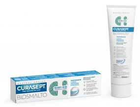 Зубна паста від 6 міс. до 6 років Curasept BIOSMALTO CARIES, EROSION AND ABRASION, зі смаком мяти, 50 мл