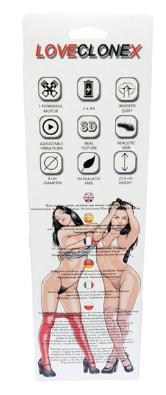 Вібратор BOSS Real - AMOR LOVECLONEX 9", ( довжина 25.5 см, діаметр 4 см ) BS2100019 sexstyle | Зображення 6