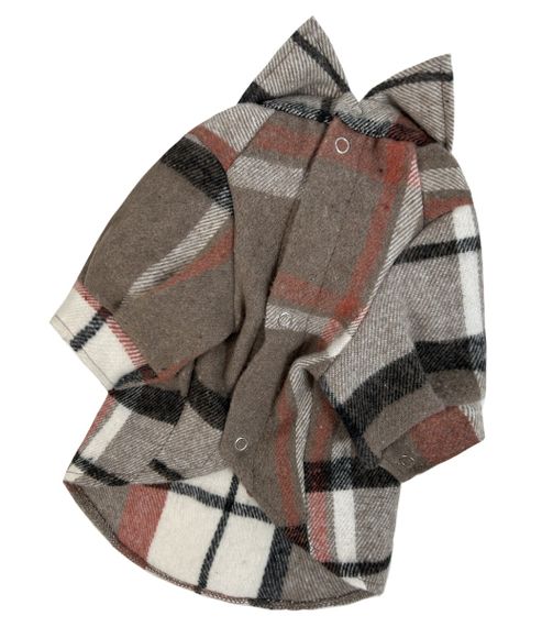 Сорочка картата коричнева з помаранчем RUB-53 | Зображення 1