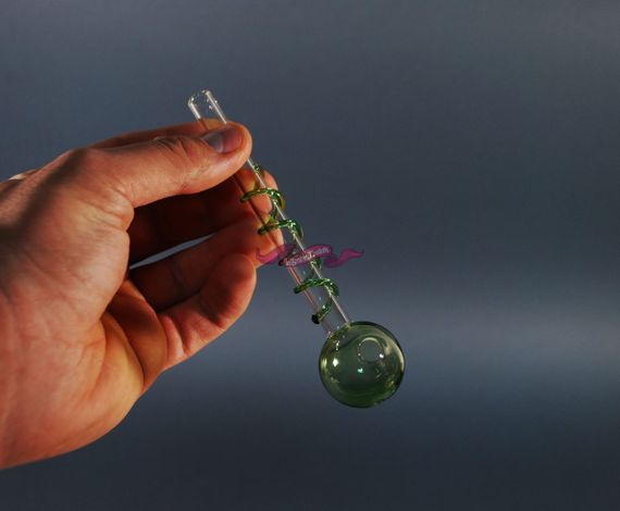 Стеклянная трубка Oil Candy Зеленый | Зображення 4