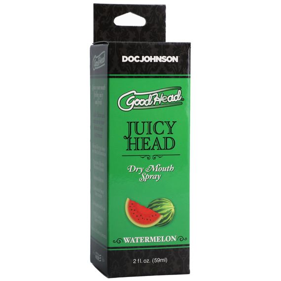 Увлажняющий оральный спрей Doc Johnson GoodHead – Juicy Head Dry Mouth Spray – Watermelon 59мл | Зображення 1
