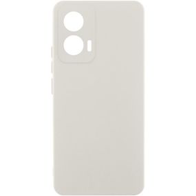 Чохол Silicone Cover Lakshmi Full Camera (AAA) для Motorola Edge 60 Pro Білий / White