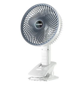 Мінівентилятор із прищіпкою 10034, білий