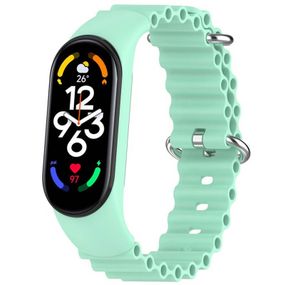 Ремешок Ocean Band для Xiaomi Mi Band 7/6/5/4/3 Бірюзовий/Blue Sea