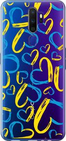 Чехол на Oppo A5 2020 Сердца UA "5292u-1888-17620"