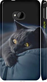 Чохол на HTC One M7 Димчастий кіт "825m-36-2448"