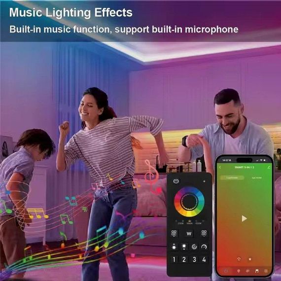 Контролер управління PROLUM 4-Zone RGB Wi-Fi TUYA 15A Max Series HomeLink | Зображення 4