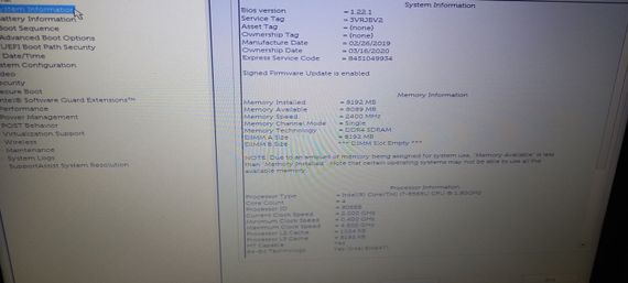 Игровой ноутбук Dell Vostro 3583 / 15.6" (1920x1080) TN / Intel Core i7-8565U (4 (8) ядра по 1.8 - 4.6 GHz) / 8 GB DDR4 / 256 GB SSD / AMD Radeon 520, 2 GB GDDR5, 64-bit / WebCam / Windows 10 б/у | Зображення 8