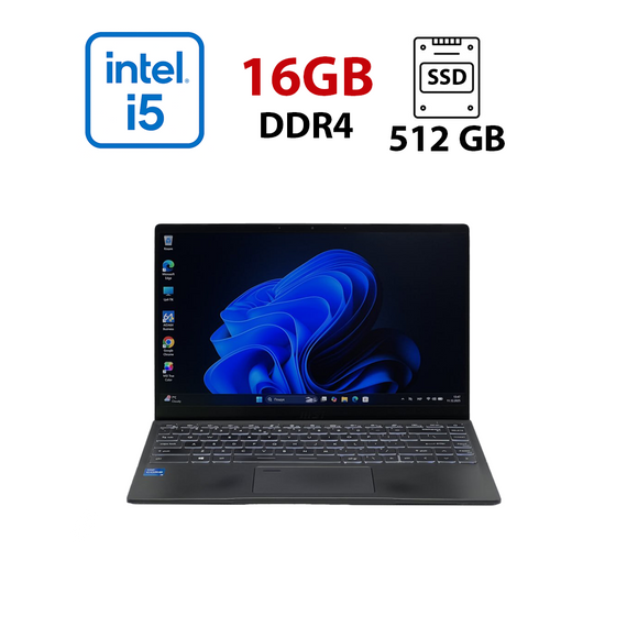 Ультрабук Б-класс MSI Summit B14 A11M-077US / 14" (1920x1080) IPS / Intel Core i5-1135G7 (4 (8) ядра по 2.4 - 4.2 GHz) / 16 GB DDR4 / 512 GB SSD / Intel Iris Xe Graphics / WebCam б/у
