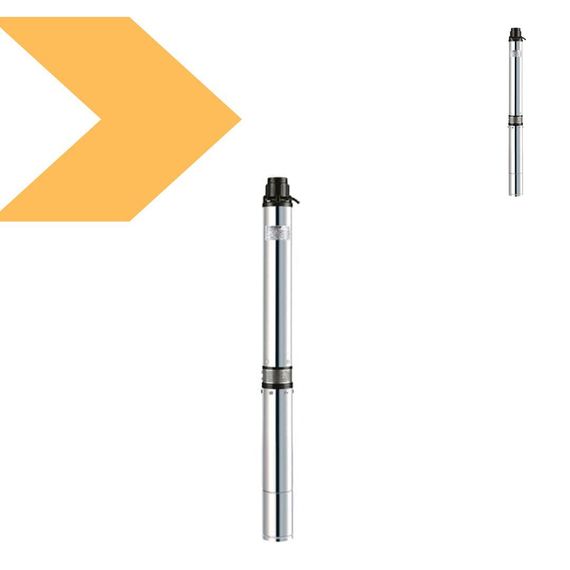 Свердловинний насос NPO 2200Вт з муфтою, пультом та кабелем 20м KGB 100 QJD8-45 / 0-1,5D (345600445_7707) | Зображення 1