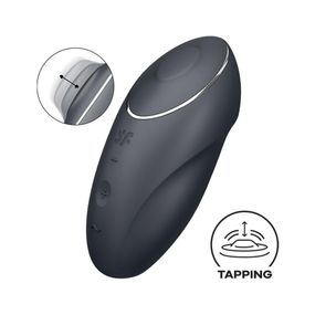 Кліторальний стимулятор - Satisfyer Tap & Climax 1 Grey