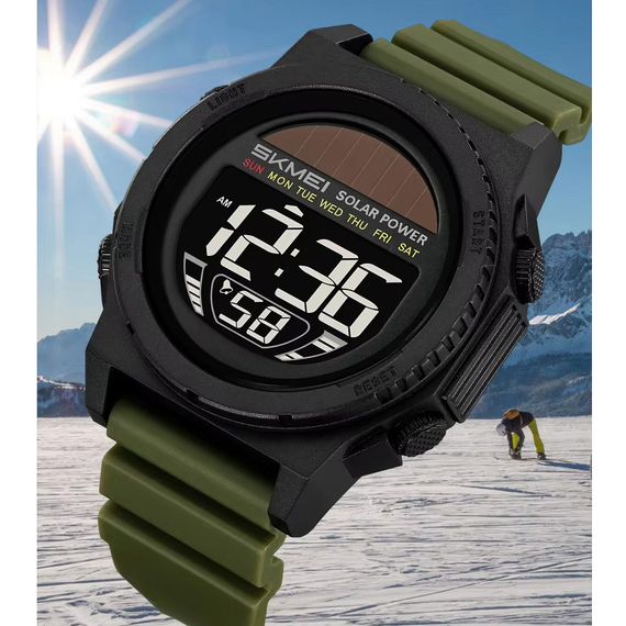Мужские часы стильные часы на руку SKMEI, Водонепроницаемые часы с гарантией Спортивние наручные QF-19 | Зображення 1