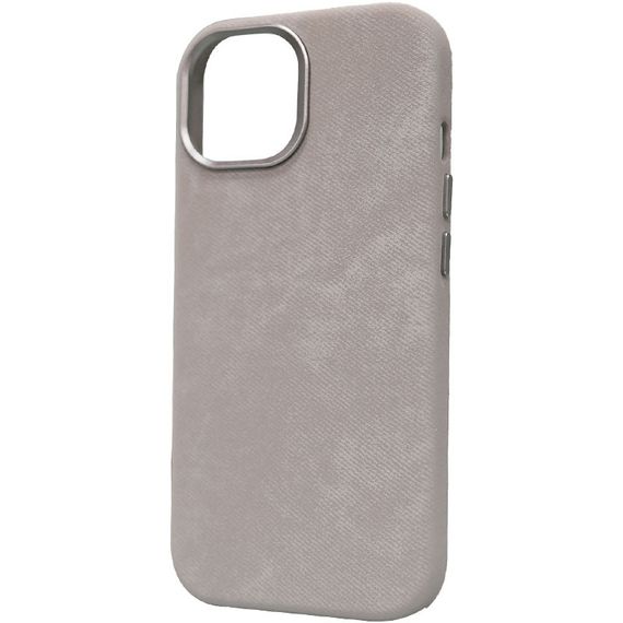 Чохол Denim with MagSafe для Apple iPhone 14 (6.1") Gray | Зображення 1