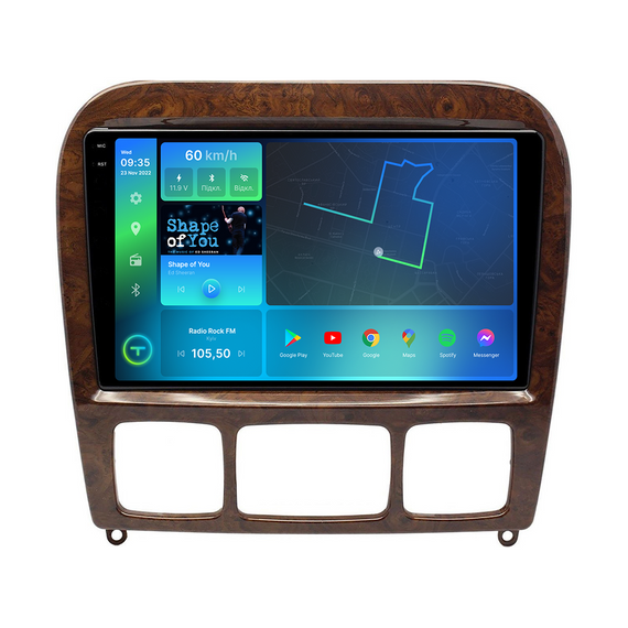 Штатна магнітола Torssen 2K Mercedes W220 02-05 F98256 4G Carplay DSP | Зображення 1