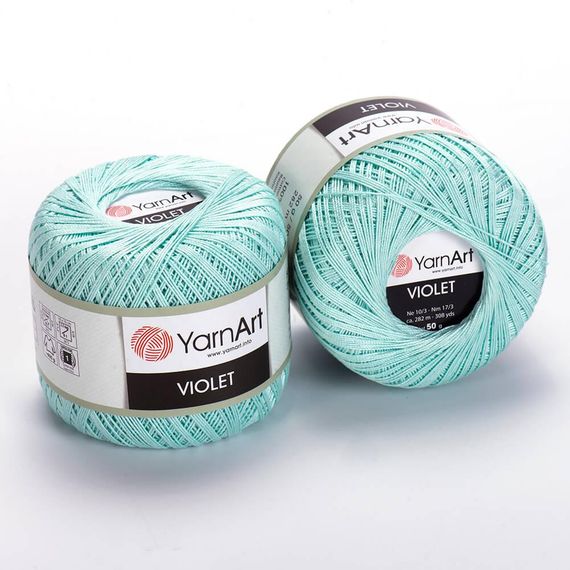 Пряжа YarnArt Violet номер цвета 4939 хлопок пряжа ярнарт виолет