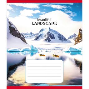 Тетрадь ученическая "Байдарки" 018-540017L-3 в линию, 18 листов