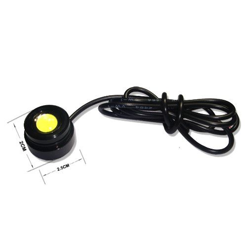 Денні ходові вогні MC-DRL-20-1 (out diam: 25mm H: 15mm) 2 * 1 pcs high power led 1,5W / LED | Зображення 2