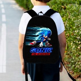 Рюкзак дитячий Супер Сонік "Super Sonic" 34х27см, міський ранець для хлопчика з принтом (00371)