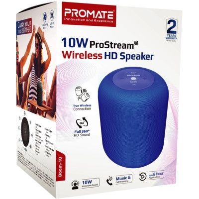 Акустическая система Promate Boom-10 Blue (boom-10.blue) | Зображення 1