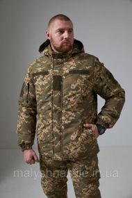 Тактична зимова куртка "Tactical WinterGuard Pro-X" піксель ЗСУ