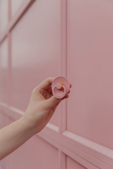 Соска пустушка BIBS Colour Latex кругла 6-18 міс blossom | Зображення 2