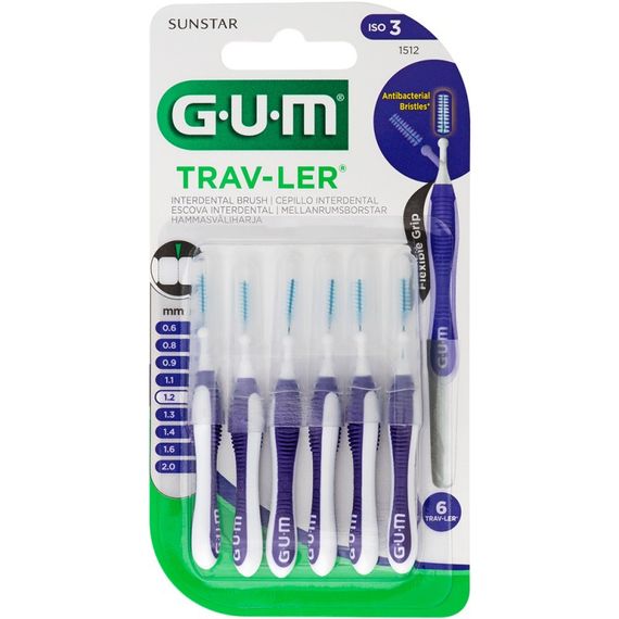 Міжзубна щітка GUM TravLer 1.2 мм