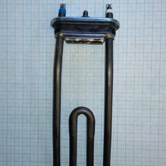 Тен 1950w L-205 для пральної машини ARISTON (Арістон) з отвором, вигнутий з бортом.Thermowatt(Італія) | Зображення 1