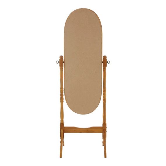 Зеркало напольное овальное Onder Mebli MS-8007-OAK, деревянная рама, вращающееся | Зображення 2