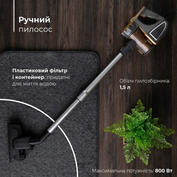 Пилосос вертикальний Adler AD 7036 без мішка з контейнером для дому та авто | Зображення 7