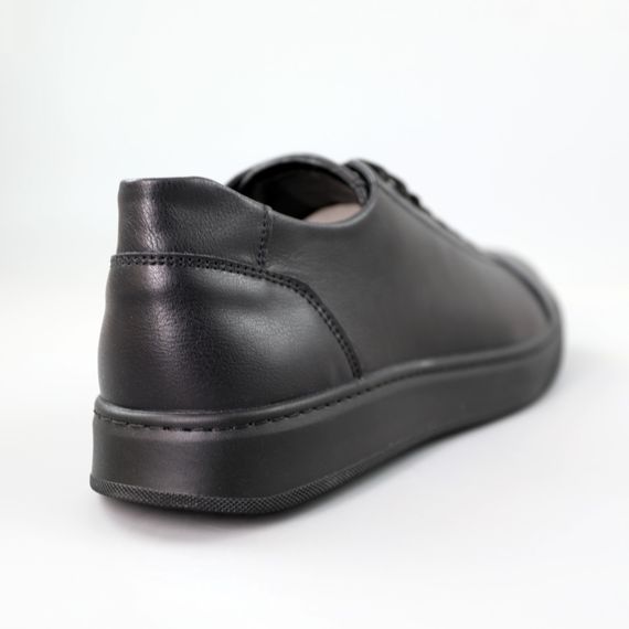 Кеди чоловічі шкіряні 589987 Чорні 40 41 42 43 44 45 | Зображення 4