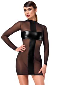 Сукня Noir Handmade F369 Crossfire Mesh & Wetlook Mini dress XS Sex Aura