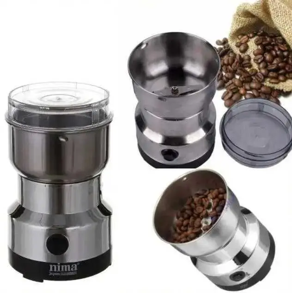 Электрическая мельница кофемолка Nima NM-8300 роторная из нержавеющей стали измельчитель кофе специй сахара | Зображення 5