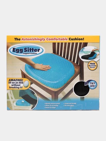 Ортопедична гелева профілактична подушка Egg Sitter на сидіння стільця масажна | Зображення 3