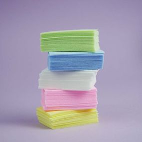 Безворсові серветки 50шт (цвет случайный)