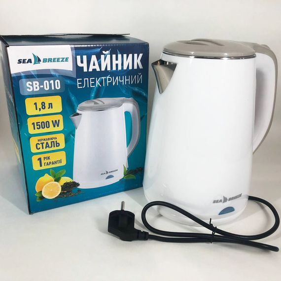 Тихий чайник, Електричний чайник-термос з індикатором включення, Електрочайник з індикатором включення MN-91