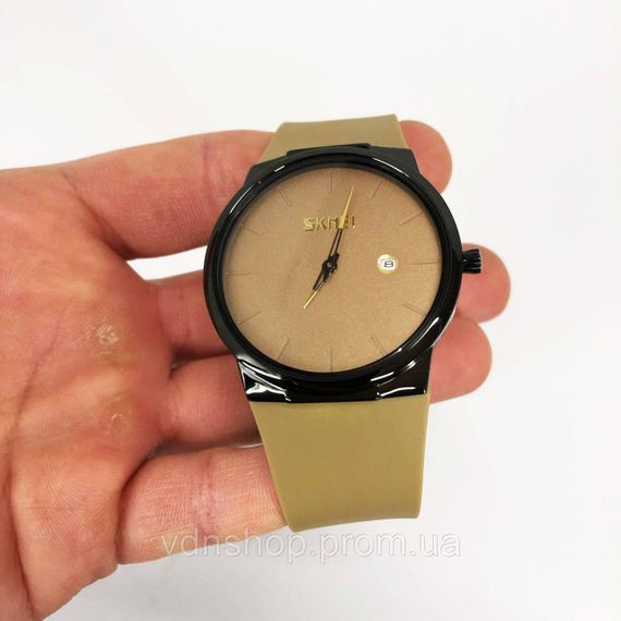 Круті чоловічі годинники SKMEI 1509KH, Солідні чоловічі годинники в строгому стилі JG-20 | Зображення 3