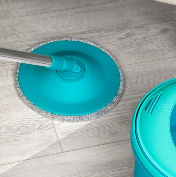 Набір для прибирання Motek відро на 12 л, швабра та моп круглий (MT-50) | Зображення 3