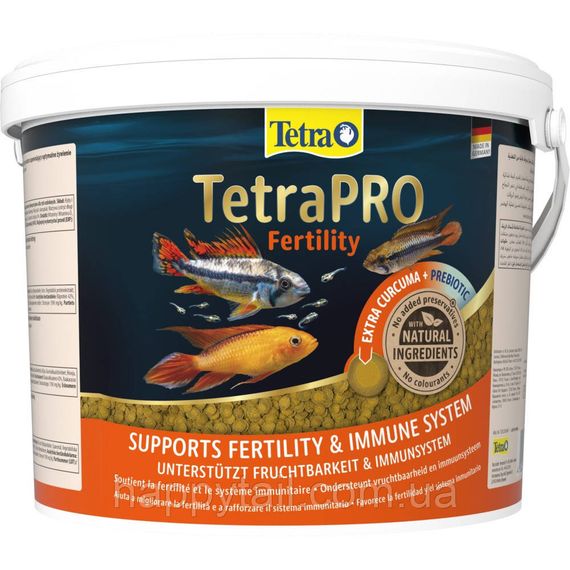 Корм TetraPRO Fertility 10л в хлопьях — премиальный корм для размножения и иммунитета аквариумных рыб | Зображення 2