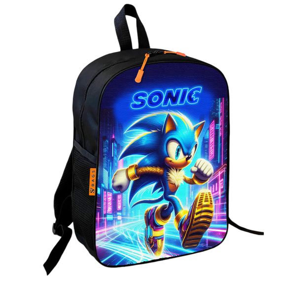Рюкзак школьный детский Супер Соник  "Super Sonic" 36х27 см  для мальчика (01144)