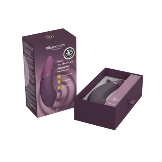 Вакуумний стимулятор Womanizer Next Dark, фіолетовий Sex Aura | Зображення 8