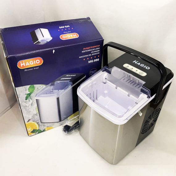 Ледогенератор воздушный Magio MG-990 120 Вт 12 кг, Генератор льда, Ледогенератор для кафе и ресторанов FA-61 | Зображення 8