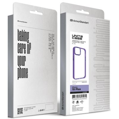 Чехол для мобильного телефона Armorstandart UNIT2 Apple iPhone 15 Plus Lavander (ARM69977) | Зображення 4